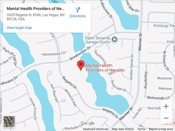 Directions From Your Location to Mental Health Providers of Nevada in Las Vegas, NV