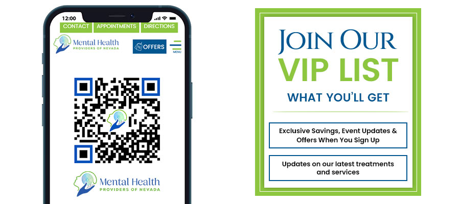 Join Our VIP List at Mental Health Providers of Nevada in Las Vegas, NV